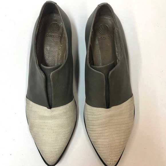 Coclico two tone slip on flats size 40 US size 9/9.5 - Picture 4 of 13